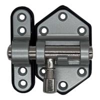Veiligheidsslot EDM 85533 Zilverkleurig 50 mm Metaal - thumbnail