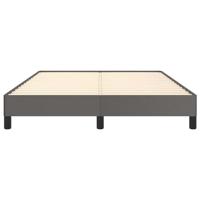 Bedframe kunstleer grijs 140x190 cm - thumbnail