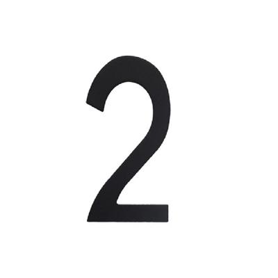 Intersteel | Huisnummer 2 | RVS/Mat Zwart Intersteel | Huisnummer 2 | RVS/Mat Zwart