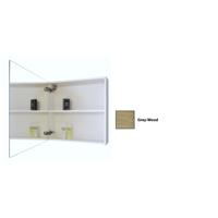 Spiegelkast Sanicare Qlassics 60 cm 1 Deur Grey-Wood Links - thumbnail