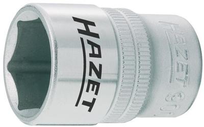 HAZET Dopsleutel 900-21 · 1/2 inch (12,5 mm) vierkant hol · Buiten-zeskant-tractieprofiel · SW 21 mm HAZET Dopsleutel 900-21 · 1/2 inch (12,5 mm) vierkant hol · Buiten-zeskant-tractieprofiel · SW 21 mm