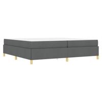 Boxspring bed Anders Donkergrijs 200 x 200 cm Stof - thumbnail