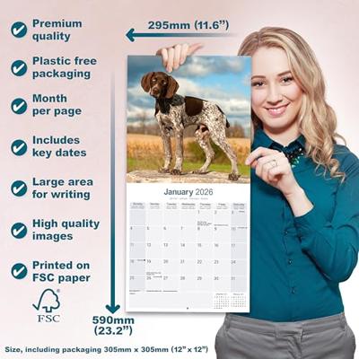 Duitse Staande Kalender 2026 Duitse Staande Kalender 2026