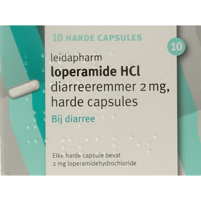 Leidapharm Diarreeremmers 2mg Loperamide Leidapharm Diarreeremmers 2mg Loperamide