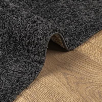 VidaXL Vloerkleed pamplona shaggy hoogpolig modern 80x150 cm antraciet