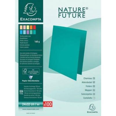 Exacompta dossiermap Super 180, voor ft A4, pak van 100 stuks, 10 geassorteerde kleuren Exacompta dossiermap Super 180, voor ft A4, pak van 100 stuks, 10 geassorteerde kleuren