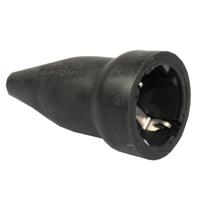 Rubber contrastekker met randaarde zwart ABL - thumbnail