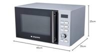 Magnetron met Grill Aspes AMWC25900DGN Staal 900 W 25 L - thumbnail