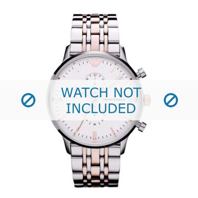 Horlogeband Armani AR1933 Staal 22mm