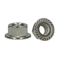 pgb-Europe PGB-FASTENERS | Gekartelde moer DIN 6923 M 6 A2 | 200 st 0000GMA0000603 - thumbnail