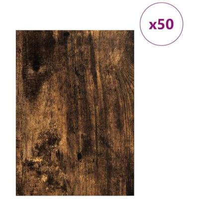 Decorpanelen 50 pcs Gerookt eiken 30 x 42 x 0.3 cm Bewerkt hout