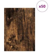Decorpanelen 50 pcs Gerookt eiken 30 x 42 x 0.3 cm Bewerkt hout - thumbnail