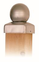 Paal-ornament bol RVS 71x71 mm G'Artdeco - Gartdeco - thumbnail