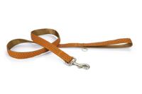Beeztees Macleather hondenriem van leer, bruin, 120 x 2,5 cm - thumbnail