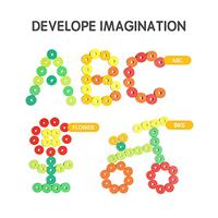 Topbright houten leerspel ringen tellen, 56dlg. - thumbnail