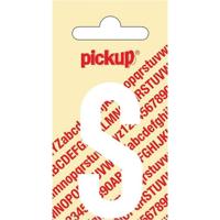 Plakletter Nobel Sticker witte letter S Pickup - Pickup - thumbnail