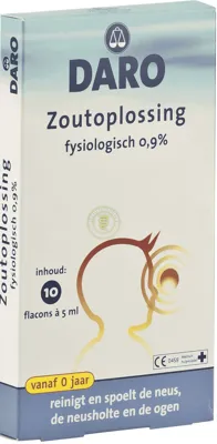 Daro Kind fysiologische zoutoplossing 5ml 10 Ampullen