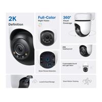 TP-Link Tapo C510W Dome IP-beveiligingscamera Binnen & buiten 2304 x 1296 Pixels Plafond - thumbnail