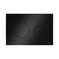 Bedieningsplaat TECE Loop Met Duospoeltechniek Zwart TECE - thumbnail