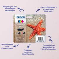 Epson Inktcartridge T03U64, 603 Origineel Combipack Zwart, Cyaan, Magenta, Geel C13T03U64010 - thumbnail
