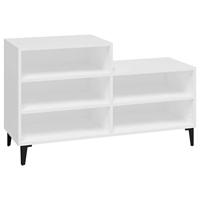VidaXL Schoenenkast 102x36x60 cm bewerkt hout wit - thumbnail