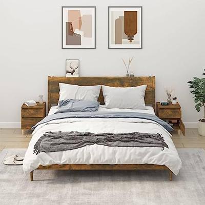 Nachtkastjes 2 st 40x35x50 cm gerookt eikenkleurig