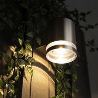 Solar Wandlamp LED Zilver - thumbnail