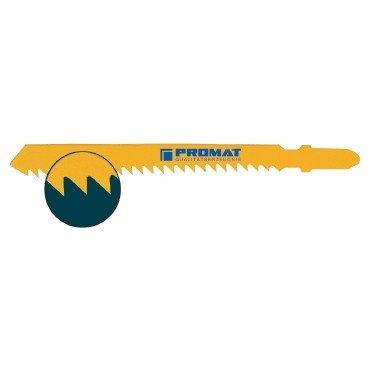 Promat/Tecwerk Decoupeerzaagblad | totale lengte 100 mm | tandverdeling 4 mm dikte 1,27 mm | HCS | 5 stuks / kaart - 4000814654 Promat/Tecwerk Decoupeerzaagblad | totale lengte 100 mm | tandverdeling 4 mm dikte 1,27 mm | HCS | 5 stuks / kaart - 4000814654