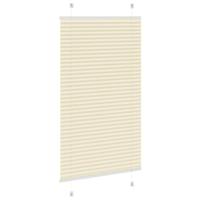 Pliss rolgordijn 70x100 cm stofbreedte 69,4 cm polyester crme - thumbnail