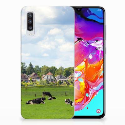Samsung Galaxy A70 | TPU Hoesje | Koeien