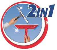 Raamwisser met stok Vileda - thumbnail