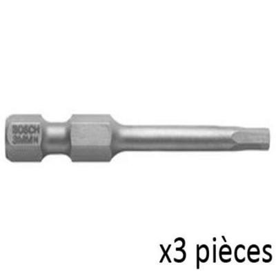 Bosch Accessories Inbus-bit 3 mm Extra hard E 6.3 3 stuk(s) - thumbnail