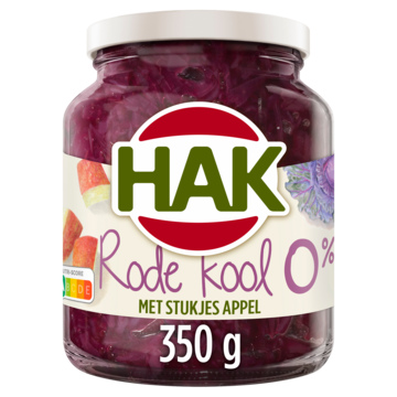 Hak Rode Kool 0% met Stukjes Appel 350 g bij Jumbo