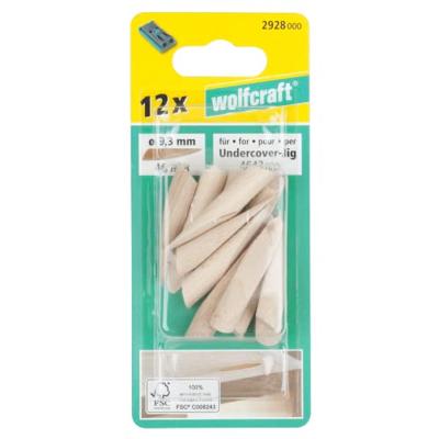 Wolfcraft 2928000 Houten deuvel 46 mm 9.3 mm 12 stuk(s)