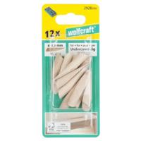 Wolfcraft 2928000 Houten deuvel 46 mm 9.3 mm 12 stuk(s) - thumbnail