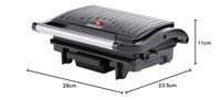 Contactgrill zwart 1500W - thumbnail
