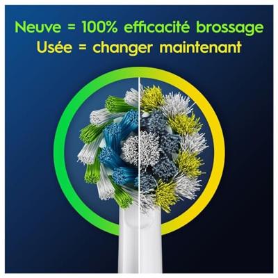 Borstels - ORAL-B - Cross action - X-filamenten (FR) x8