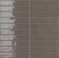 Wandtegel bruin visgraat Sartoria Vernici 25x5cm hot mocha glans gerectificeerd - thumbnail