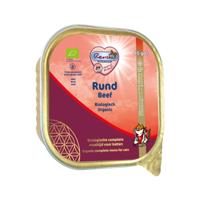 Renske Biologisch Graanvrij vers gestoomd rund natvoer kat (kuip) 19 x 85 g - thumbnail