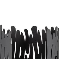 Alessi Bark Keukenrolhouder zwart - thumbnail