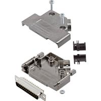 encitech D45PK-M-25-DBP-K 6355-0009-03 D-sub male connectorset 45 ° Aantal polen: 25 Soldeerkelk 1 set(s) - thumbnail