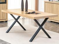 Rechthoekige eettafel NINA 180 cm wellington eik - thumbnail