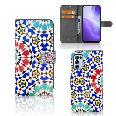 OPPO Find X3 Lite | Bookcase | Mozaïek OPPO Find X3 Lite | Bookcase | Mozaïek