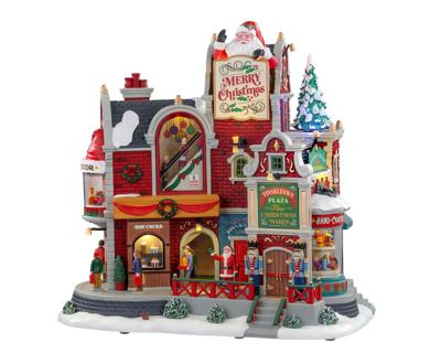 Tinseltown plaza with 4.5v adaptor Kersthuisje LEMAX - Lemax Tinseltown plaza with 4.5v adaptor Kersthuisje LEMAX - Lemax