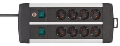 Brennenstuhl Premium-Alu-Line stekkerdoos 8-voudig Brennenstuhl Premium-Alu-Line stekkerdoos 8-voudig