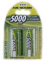 Ansmann maxE HR20 Oplaadbare D batterij (mono) NiMH 8500 mAh 1.2 V 2 stuk(s) - thumbnail