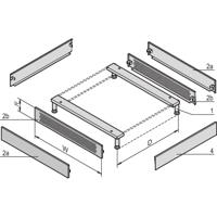 nVent SCHROFF 23130170 19 inch Zijwand voor patchkast - thumbnail