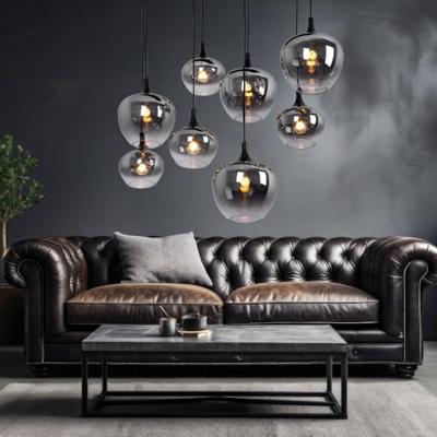 Globo Rechte hanglampMaxy 8-lichts - 15548-8H