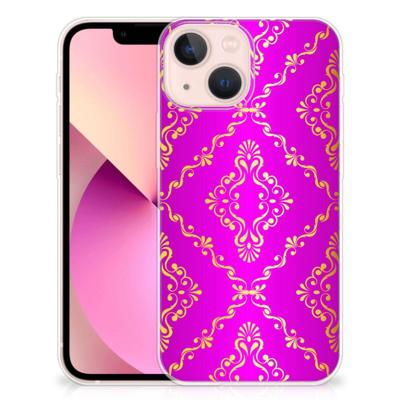 Siliconen Hoesje iPhone 13 mini Barok Roze Siliconen Hoesje iPhone 13 mini Barok Roze