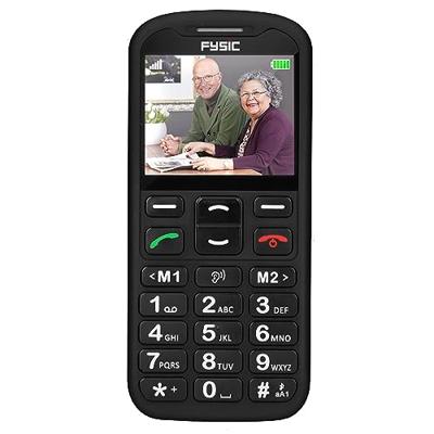 Fysic F10 Senioren GSM 4G met SOS Knop Zwart